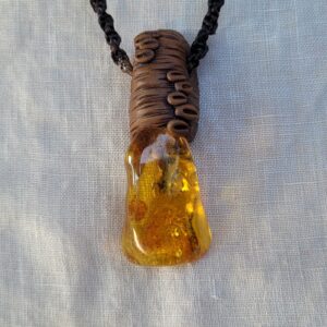 Amber Banksia Pod Pendant