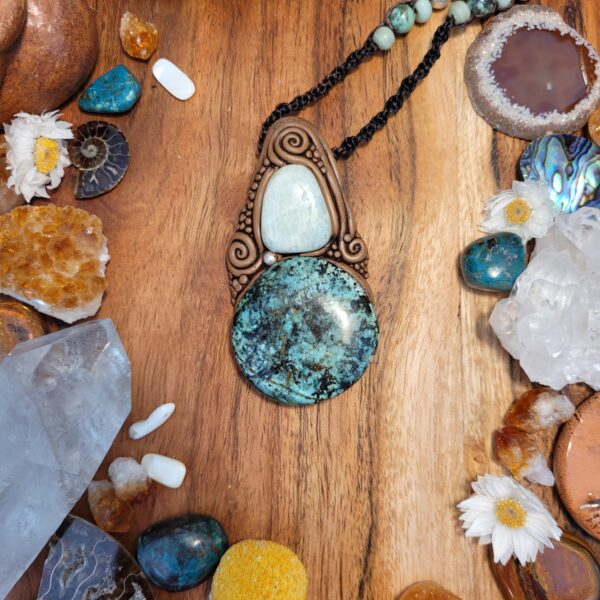 African Turquoise and Hemimorphite