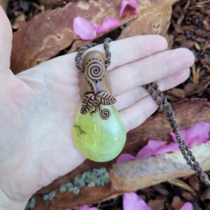 Prehnite Pendant