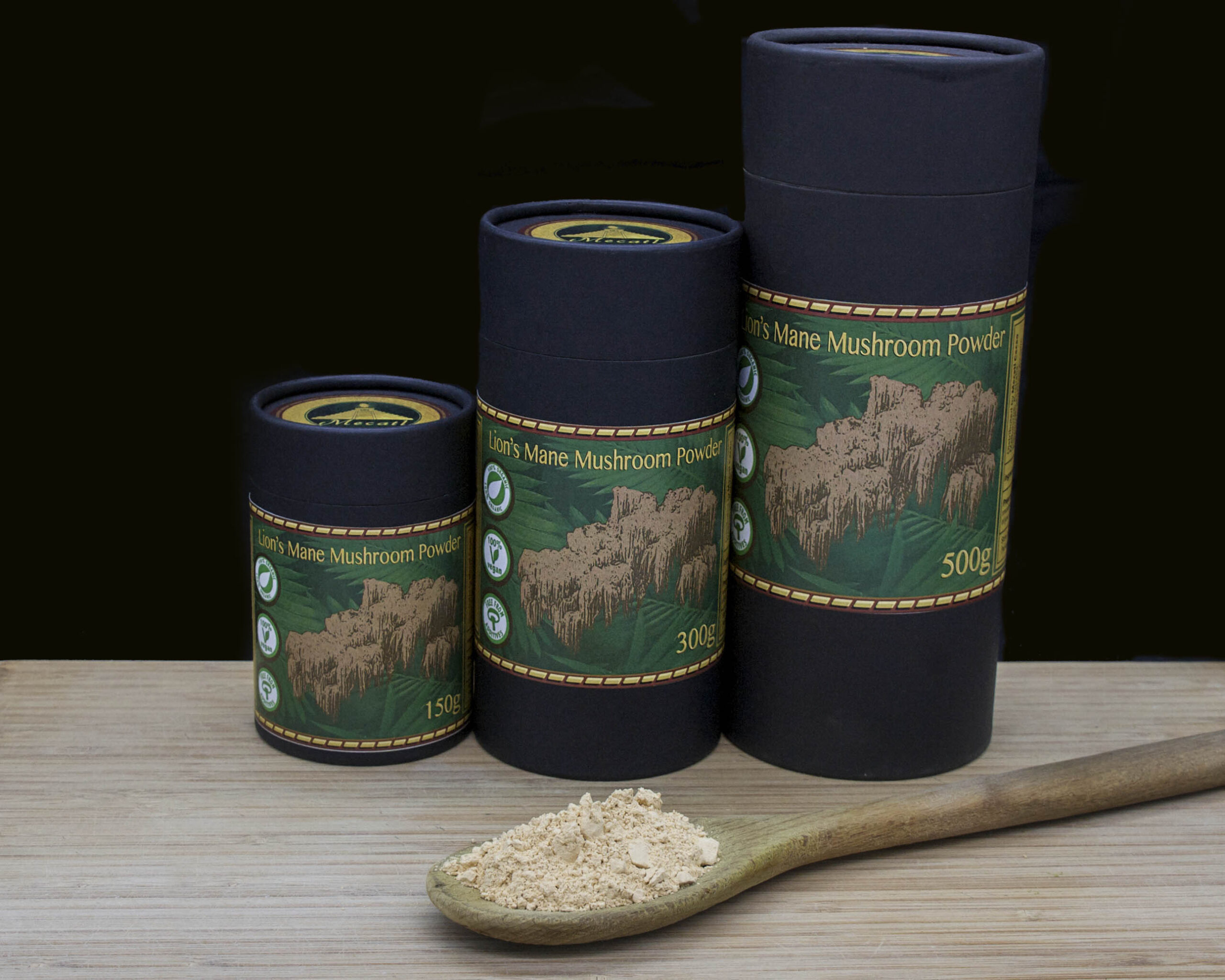 Certified Organic Lion's Mane Mushroom Powder by Mecatl